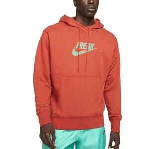 NEW Nike Freak Pullover Hoodie Orange Men's Size XL Sweatshirt DA5691-671